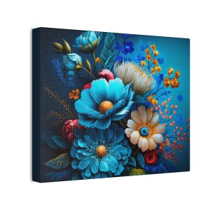 Floral Flowers (Design 106) - 10x8 Canvas Art Print (S.e.P.T.™)