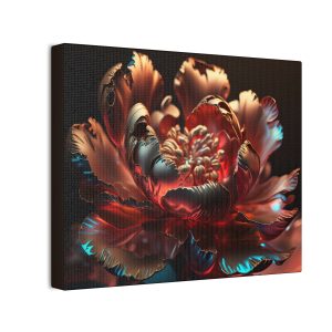 Floral Flowers (Design 22) - 10x8 Canvas Art Print (S.e.P.T.™)