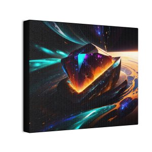 Cosmic Jewel Nebula’s Heart - 10x8 CANVAS ART PRINT (S.e.P.T.™)