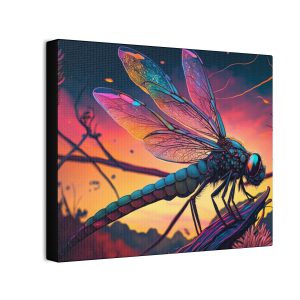 Dragonfly (Design 46) - 10x8 Canvas Art Print (S.e.P.T.™)