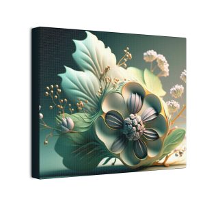 Floral Flowers (Design 90) - 10x8 Canvas Art Print (S.e.P.T.™)