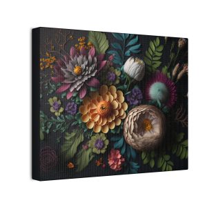 Floral Flowers (Design 10) - 10x8 Canvas Art Print (S.e.P.T.™)