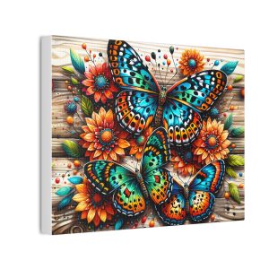 3D Butterfly (Design 24) - 10x8 Canvas Art Print (S.e.P.T.™)