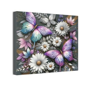3D Butterfly (Design 38) - 10x8 Canvas Art Print (S.e.P.T.™)