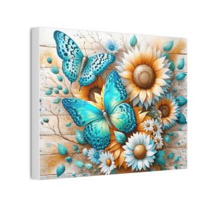 3D Butterfly (Design 6) - 10x8 Canvas Art Print (S.e.P.T.™)