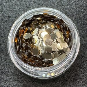 Pyrite Coin 1/8" (3mm 0.125") Super Chunky Glitter (1 oz)