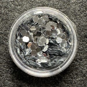 Cosmic Silver 1/12" (2mm 0.080") Extra Chunky Glitter (1 oz)