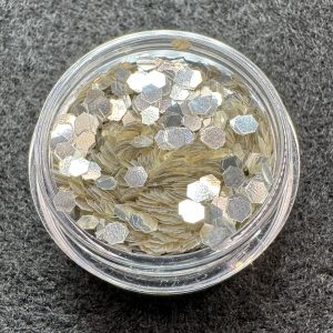 Silver Pyrite 1/12″ (2mm 0.080″) Extra Chunky Glitter (1 oz)