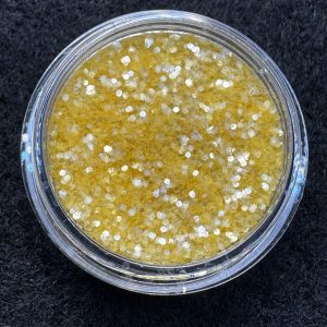 Yellow Sapphire 1/40″ (0.6mm, 0.025″) Fine Glitter (1 oz)