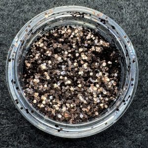 Bronze Hematite 1/40″ (0.6mm, 0.025″) Fine Glitter (1 oz)