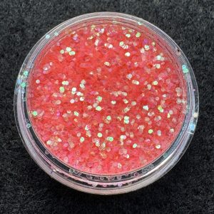 Neon Coral 1/40″ (0.6mm, 0.025″) Fine Glitter (1 oz)