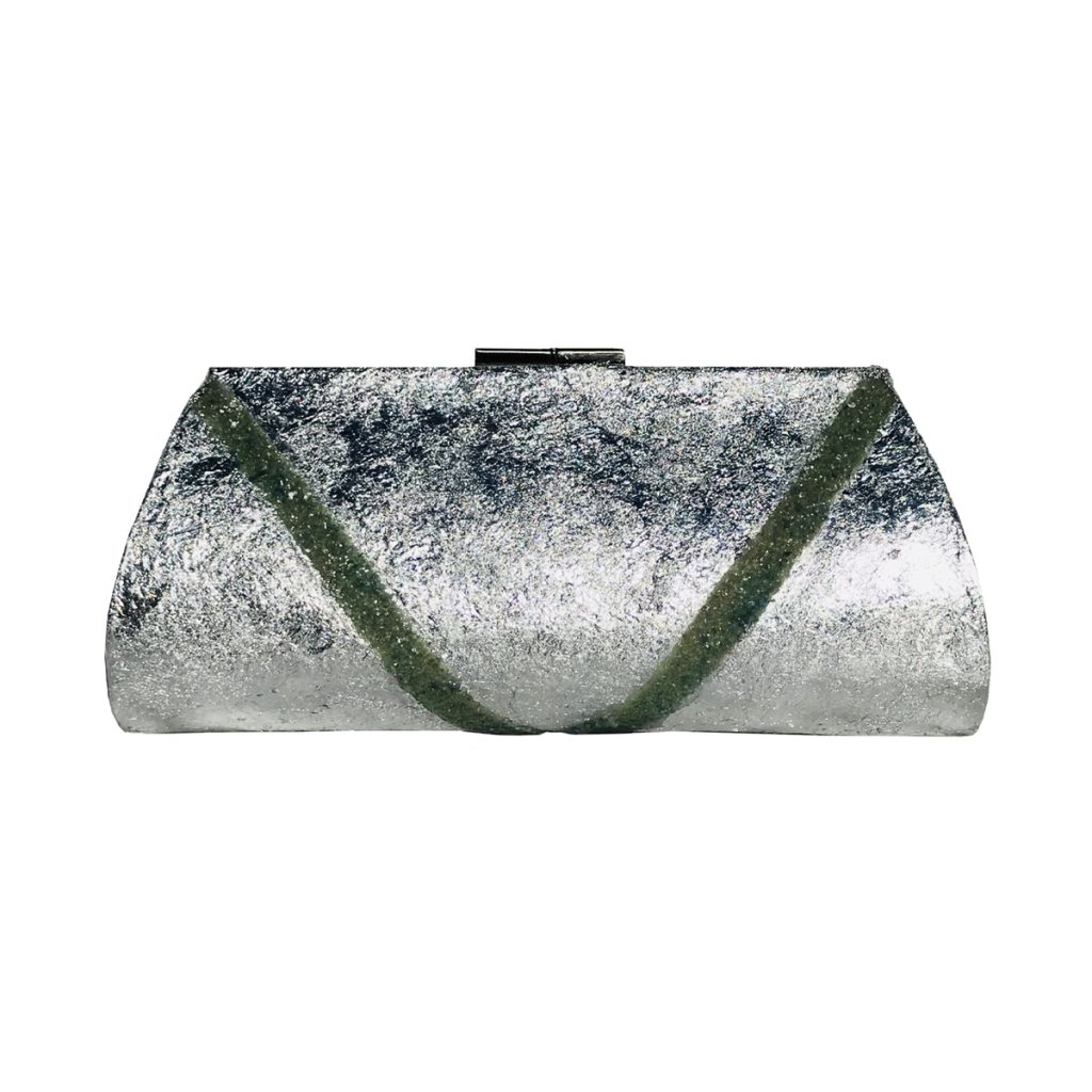 Suzanne's eBoutique - Green Fuchsite Plated in Sterling Silver ~ OOAK Clutch Purse