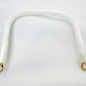 White Acrylic Plastic Purse Handle DIY