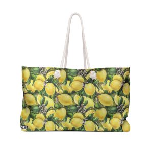 Bright Citrus Lemon Garden Pattern Weekender Bag (S.e.P.T.™)