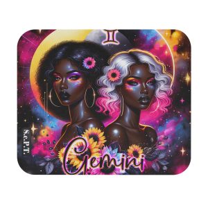 Gemini (Black Woman) - 9x8 Mouse Pad - (S.e.P.T.™)