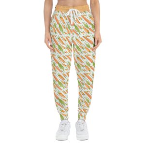 Whimsical Carrots Garden Print Novelty Athletic Joggers (S.e.P.T.™)