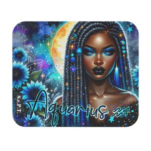 Aquarius (Black Woman) - 9x8 Mouse Pad - (S.e.P.T.™)