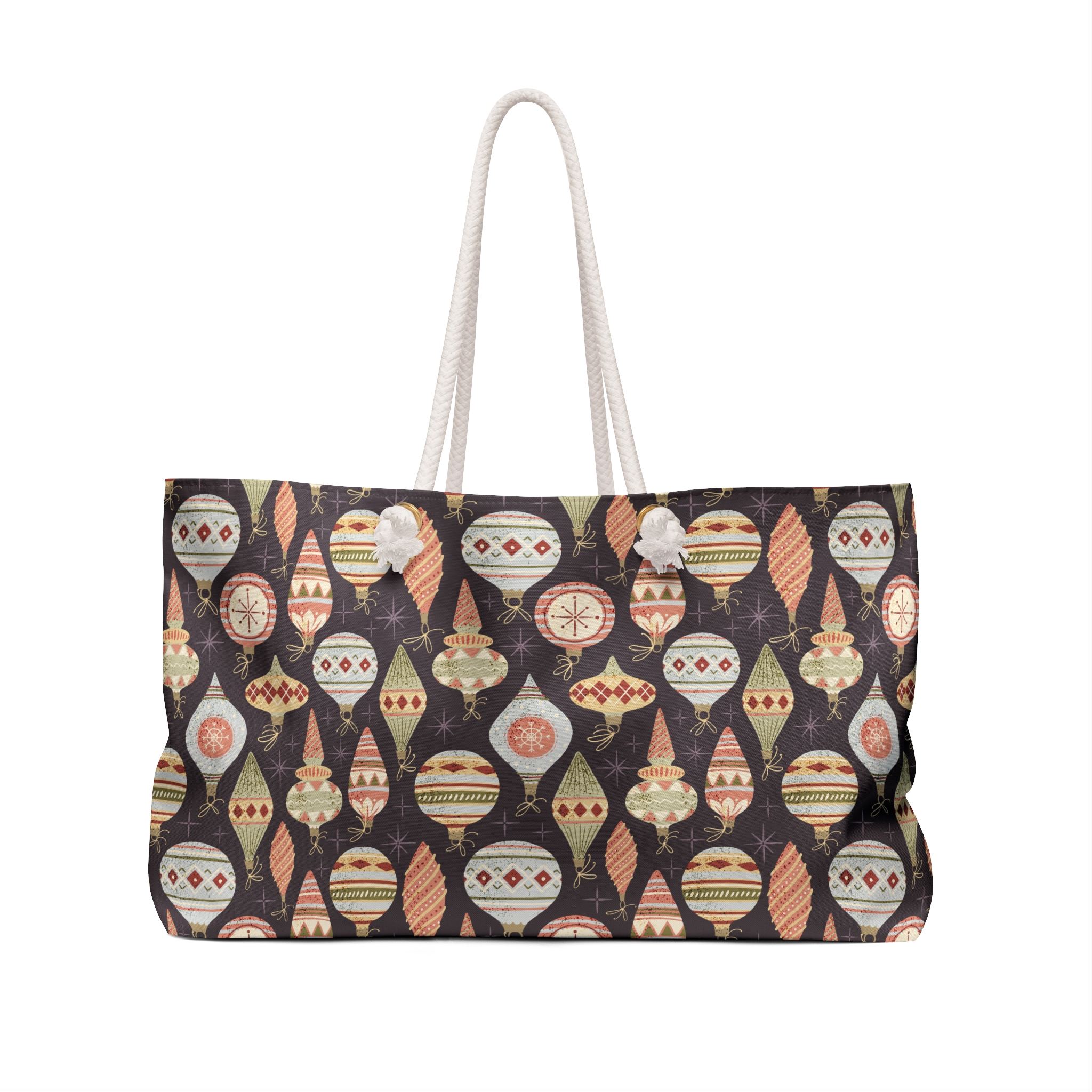 Vintage Mid-Century Christmas Ornaments Weekender Bag (S.e.P.T.™)