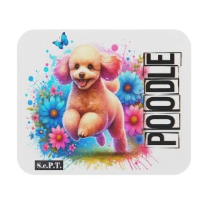 Dog Poodle - 9x8 Mouse Pad - (S.e.P.T.™)