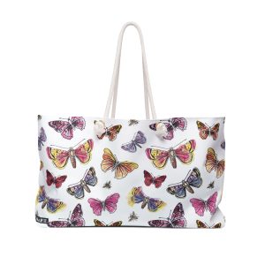 Flutter Watercolor Butterfly Weekender Bag (S.e.P.T.™)