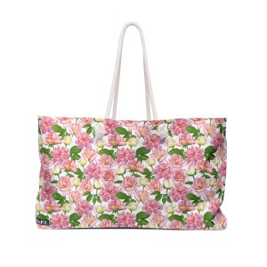 Elegant Rose Floral Print Weekender Bag (S.e.P.T.™)