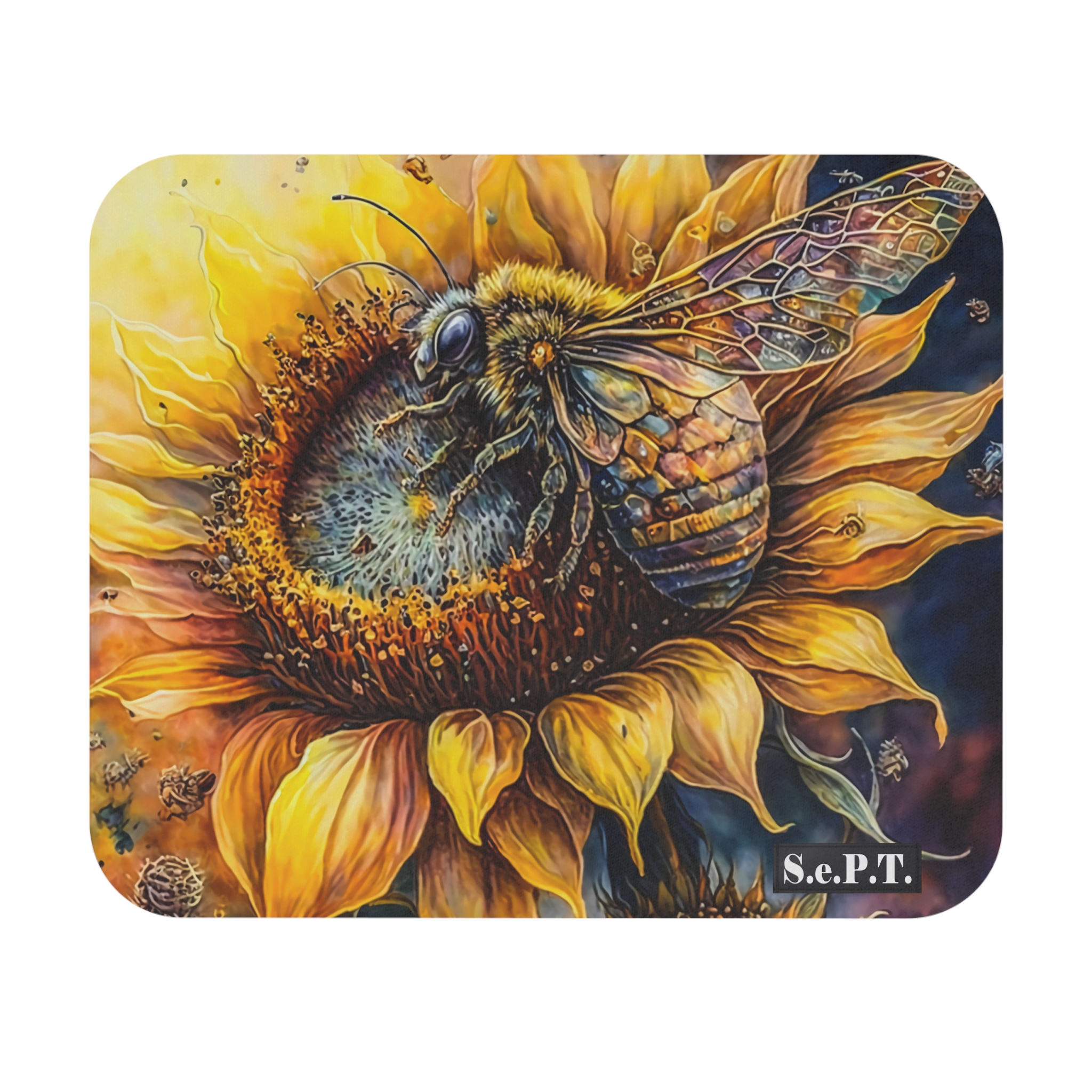 Bumble Bee (Design 2) - 9x8 Mouse Pad - (S.e.P.T.™)