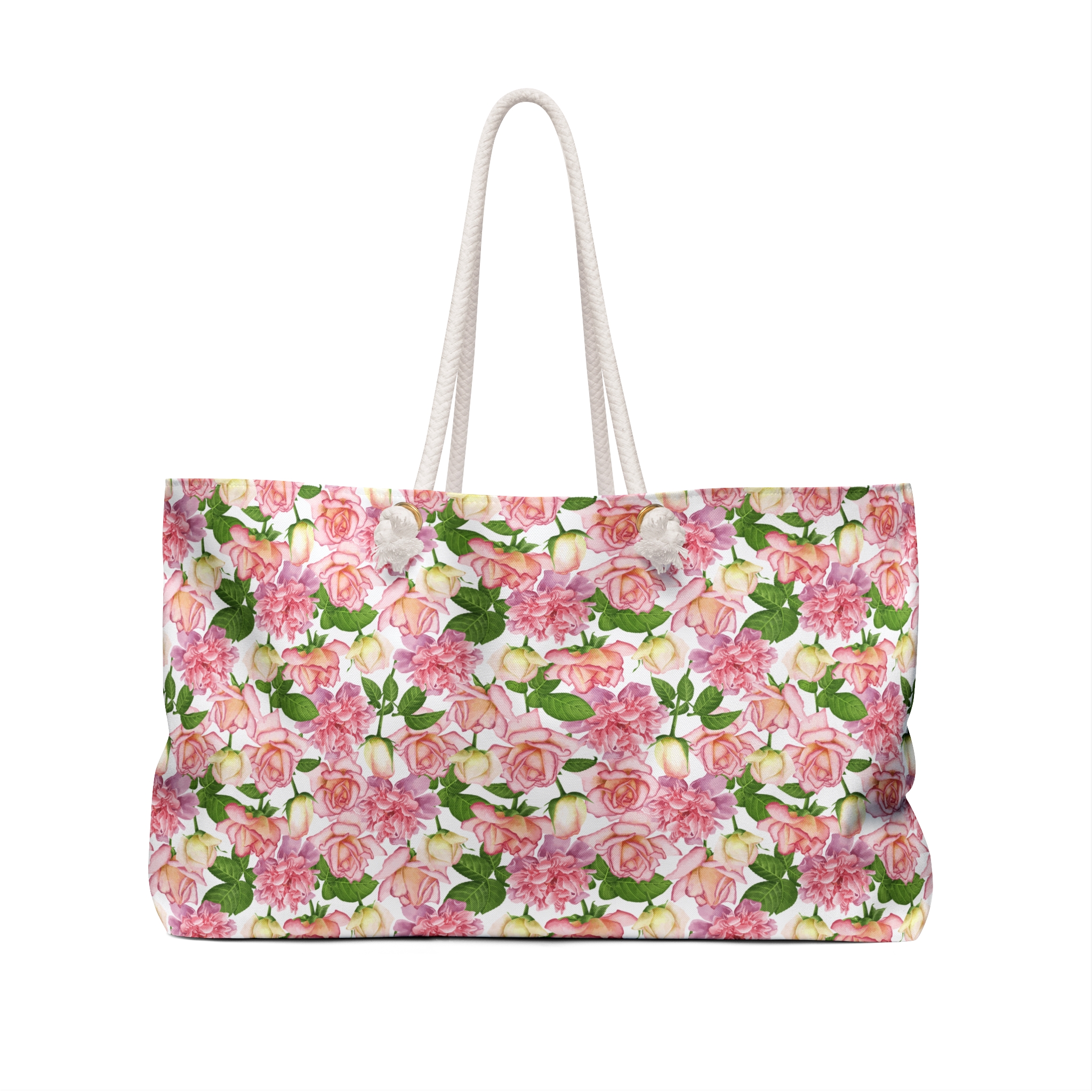 Elegant Rose Floral Print Weekender Bag (S.e.P.T.™)