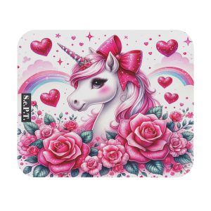 Floral Unicorn (Design 1) - 9x8 Mouse Pad - (S.e.P.T.™)