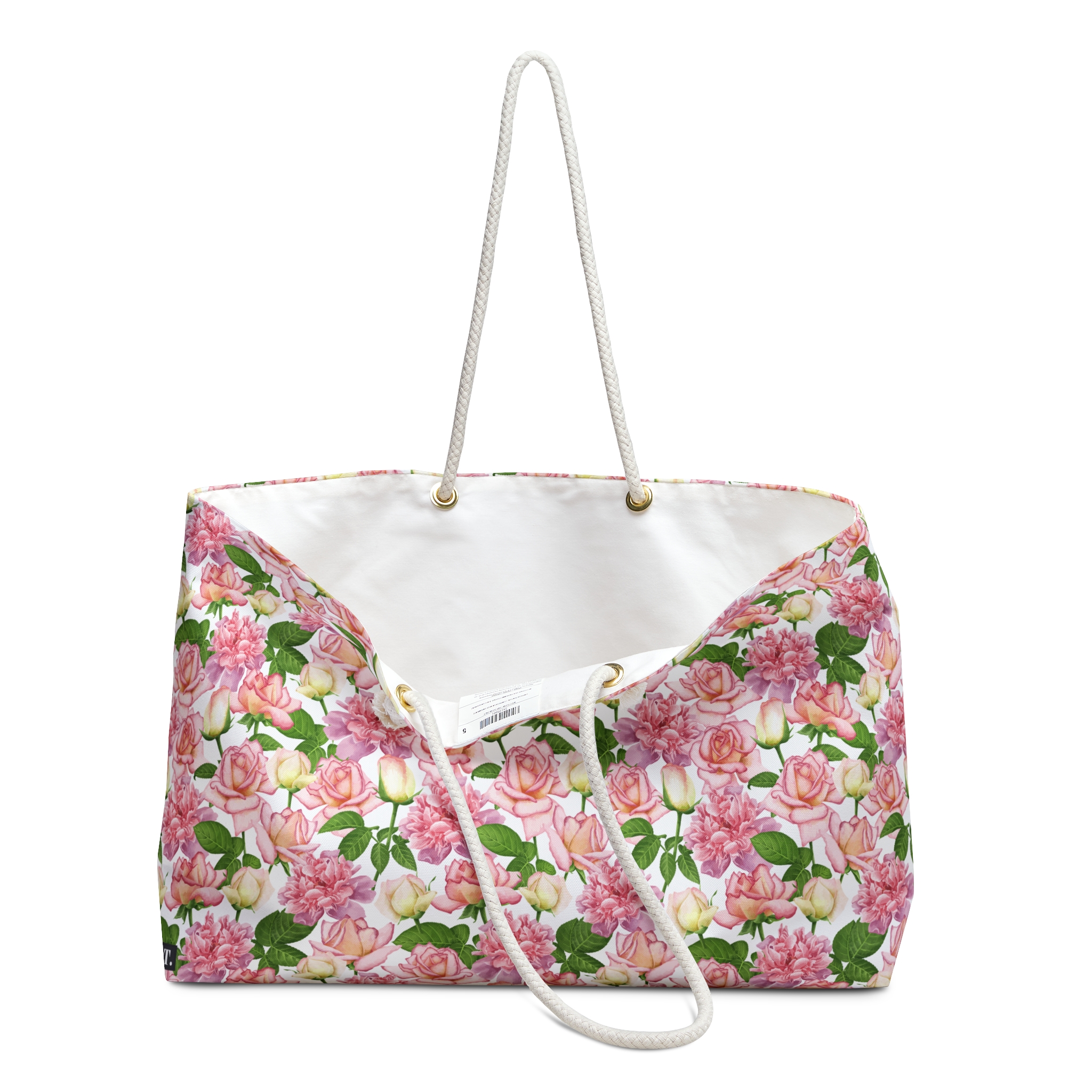 Elegant Rose Floral Print Weekender Bag (S.e.P.T.™)