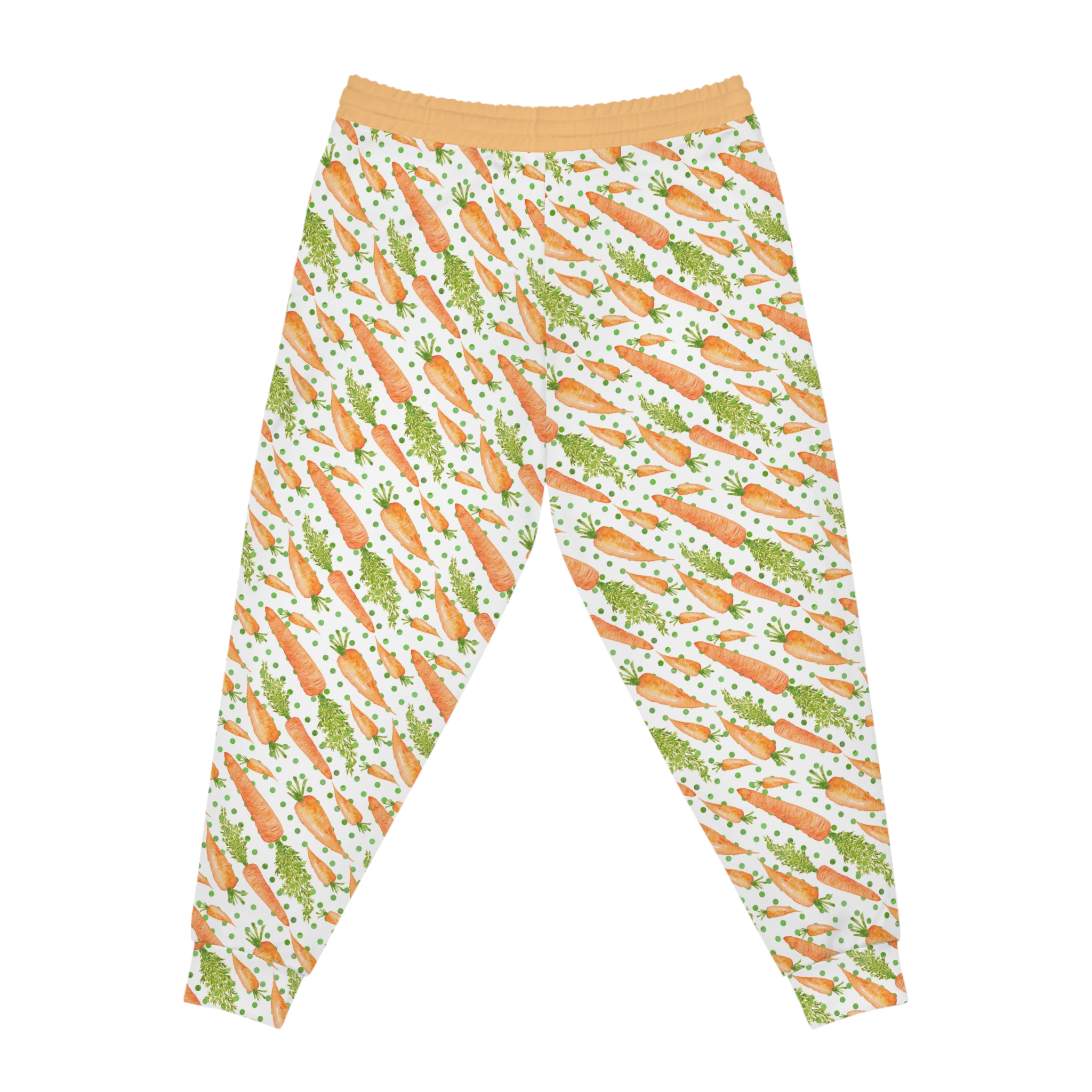 Whimsical Carrots Garden Print Novelty Athletic Joggers (S.e.P.T.™)