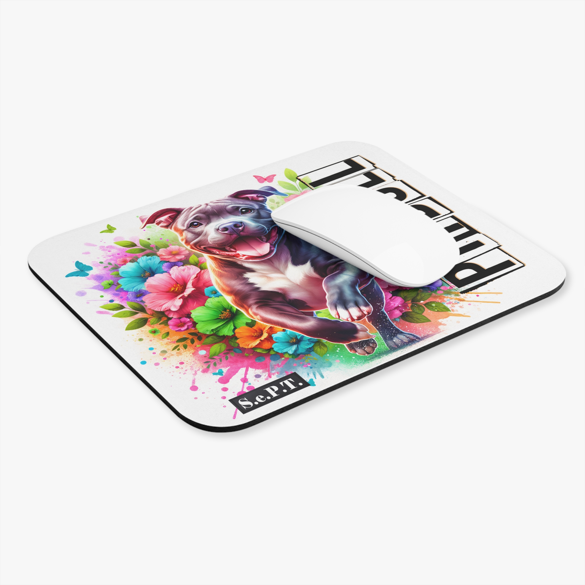 Dog Pitbull - 9x8 Mouse Pad - (S.e.P.T.™)