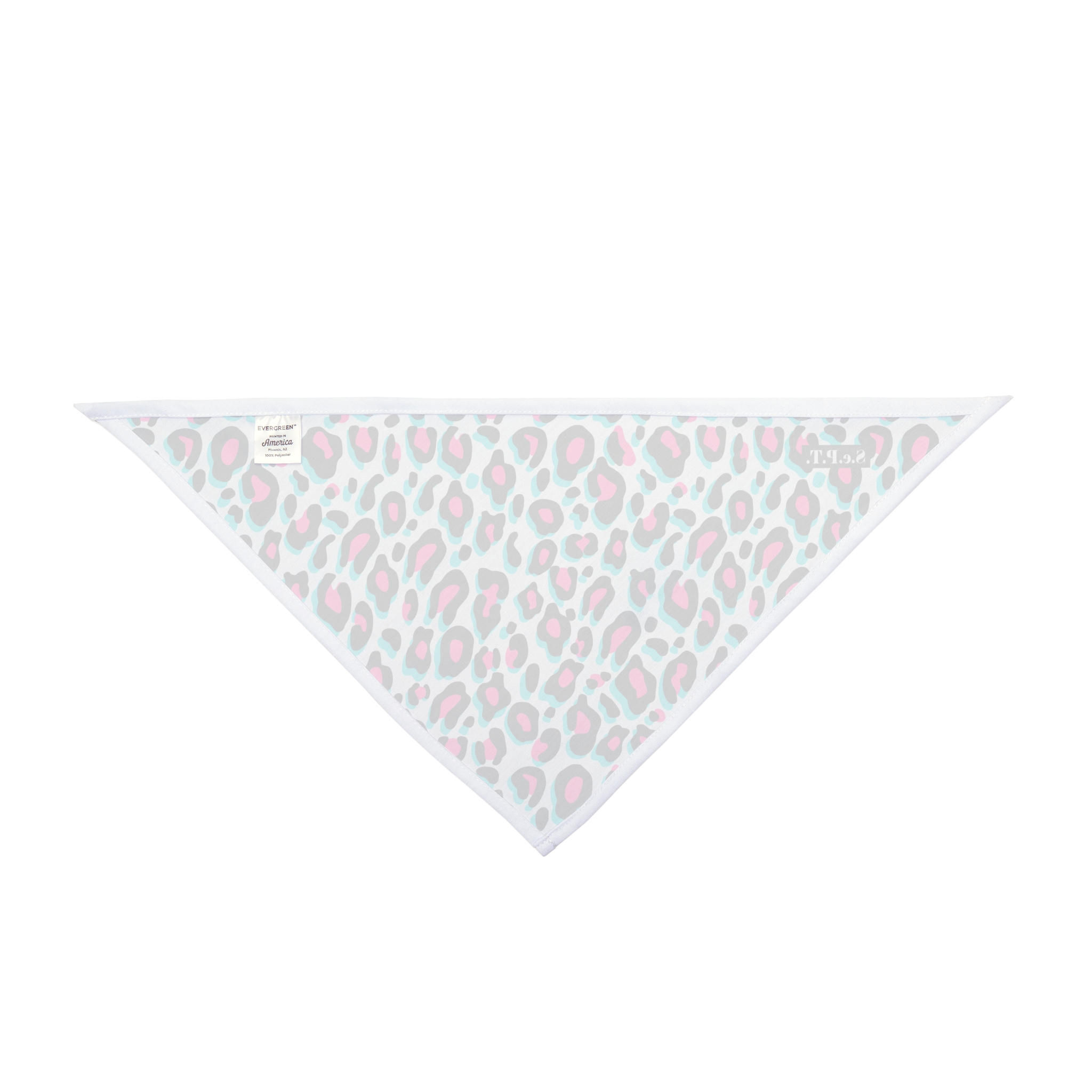 Fuchsia & Aqua Leopard Print Dog Pet Bandana - (S.e.P.T.™)