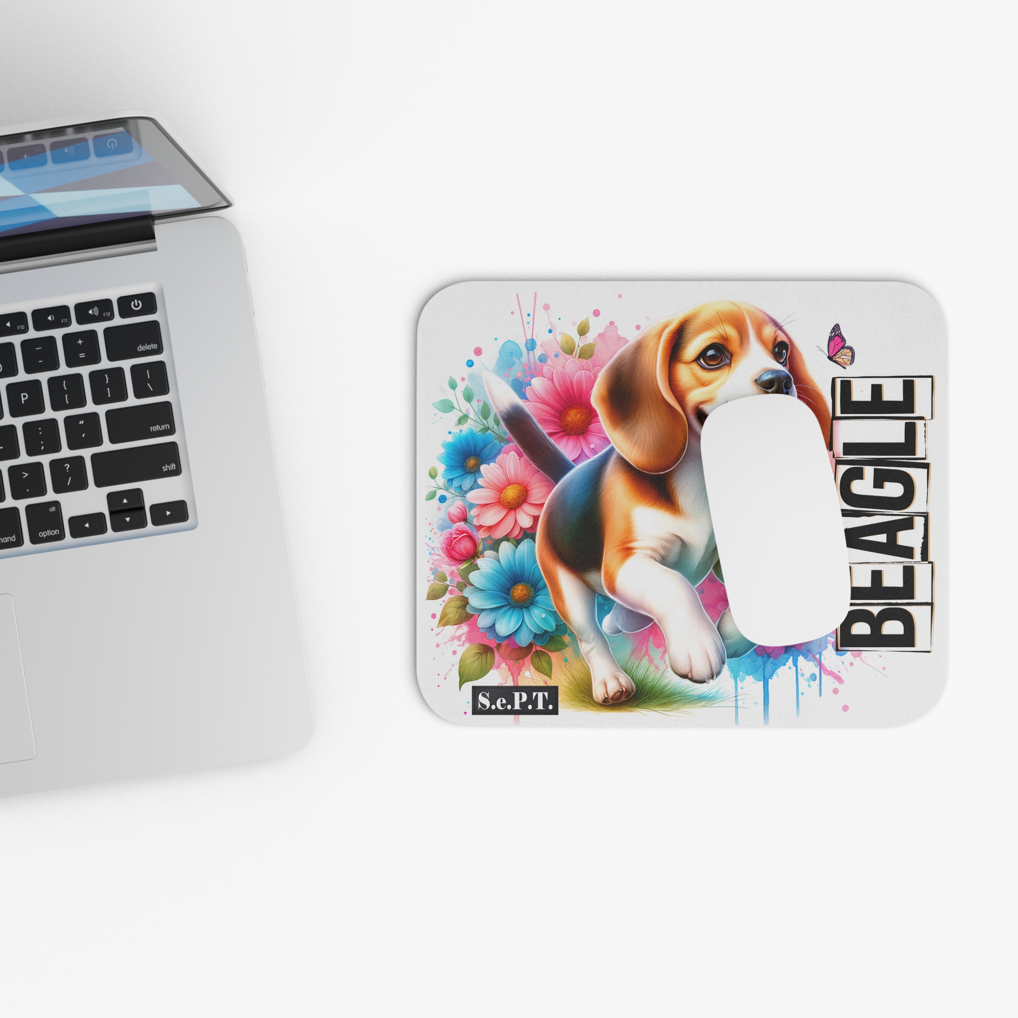 Dog Beagle - 9x8 Mouse Pad - (S.e.P.T.™)