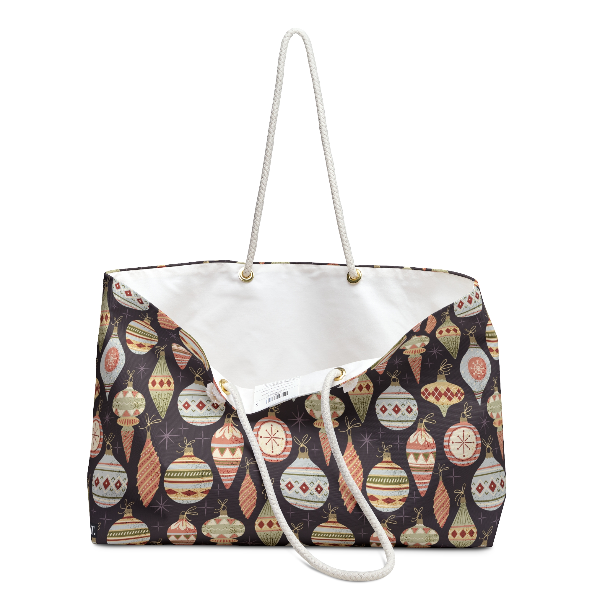 Vintage Mid-Century Christmas Ornaments Weekender Bag (S.e.P.T.™)