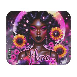 Libra (Black Woman) - 9x8 Mouse Pad - (S.e.P.T.™)