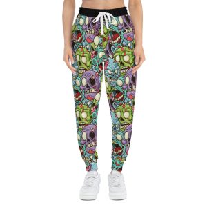 Brain Freeze! Cartoon Zombie Athletic Joggers (S.e.P.T.™)