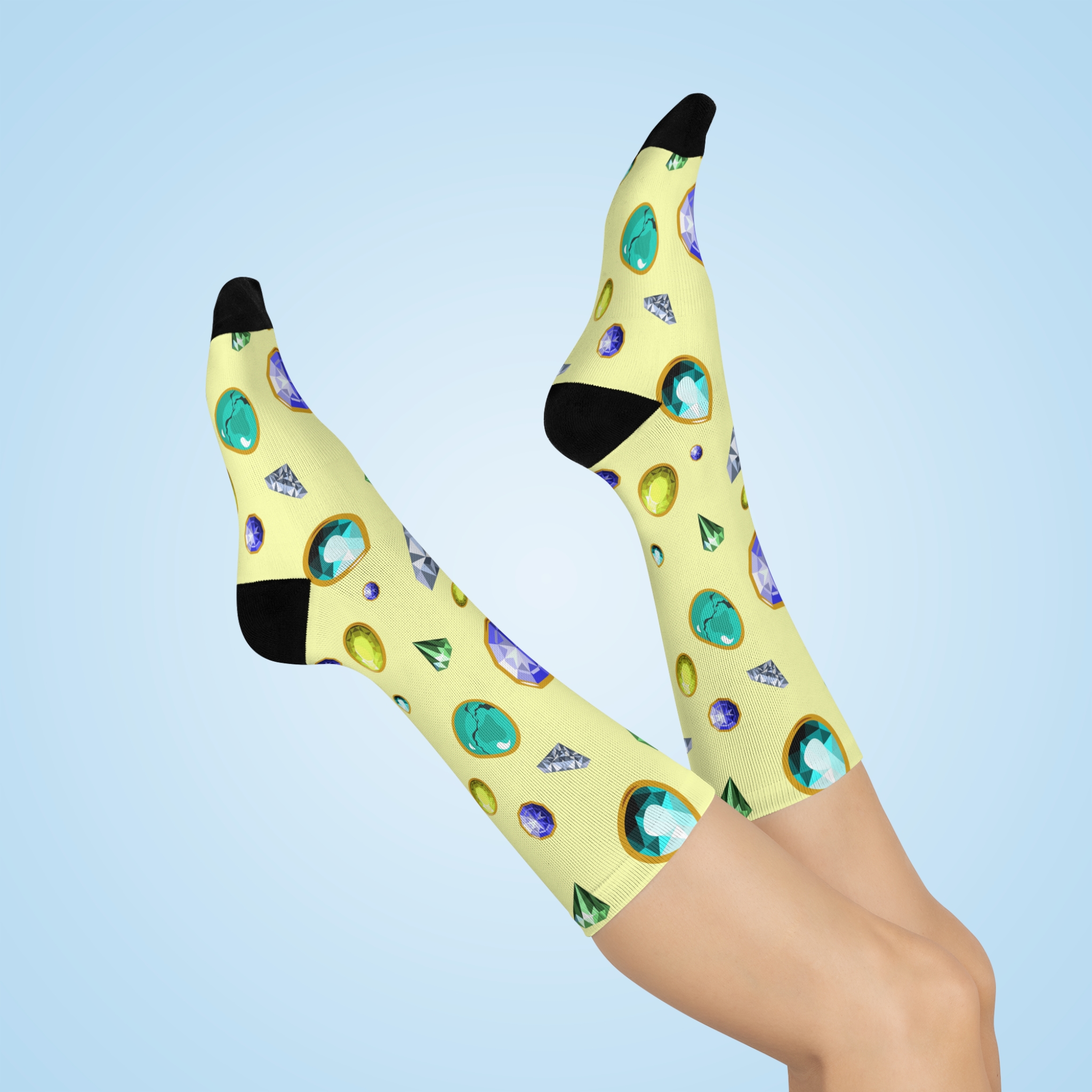 The Tutti Frutti Gem Cushioned Crew Socks (S.e.P.T.™)
