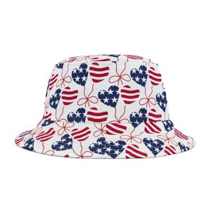 Stars & Stripes Heart Balloons Bucket Hat (S.e.P.T.™)