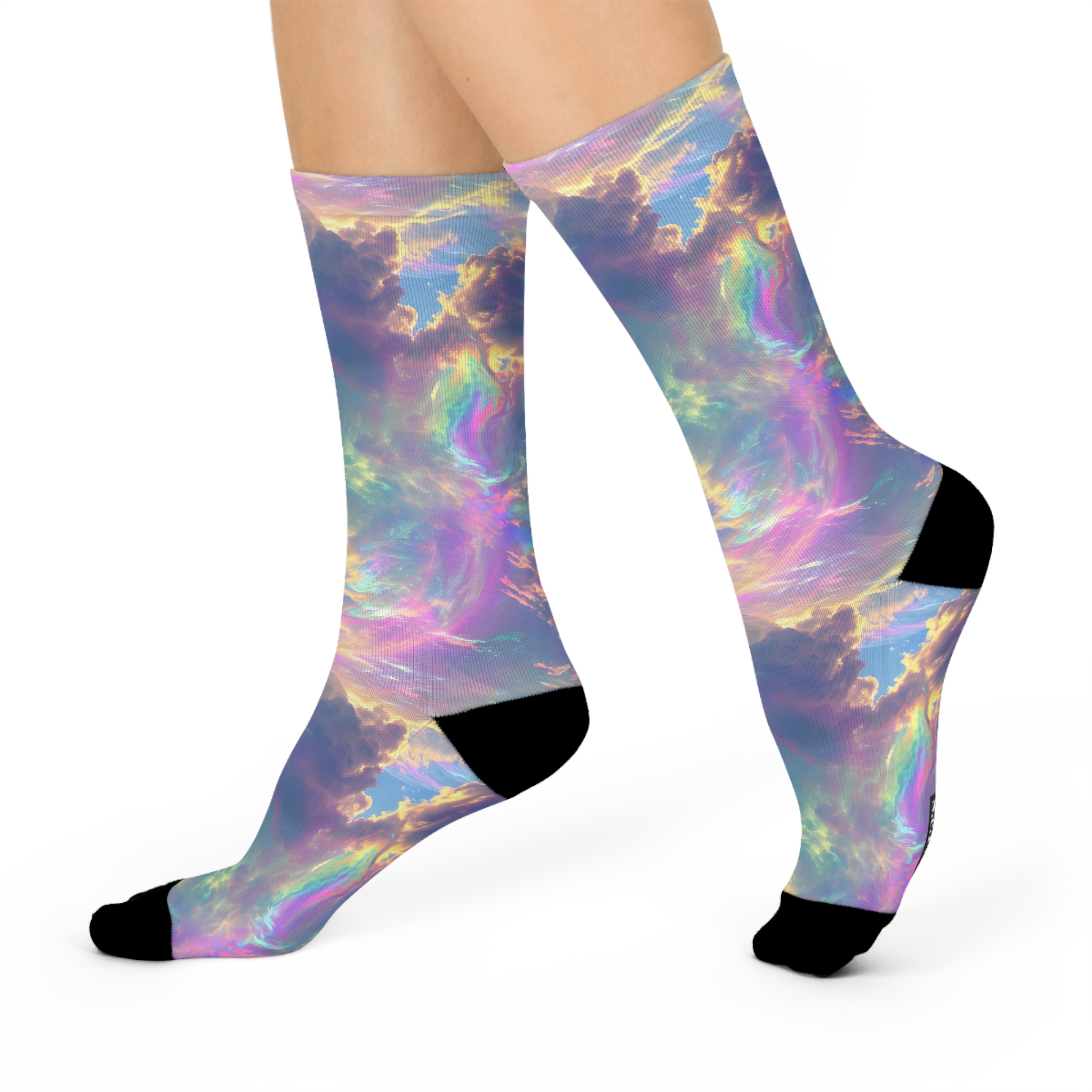 Ultimate Sky Rainbow Cushioned Crew Socks (S.e.P.T.™)