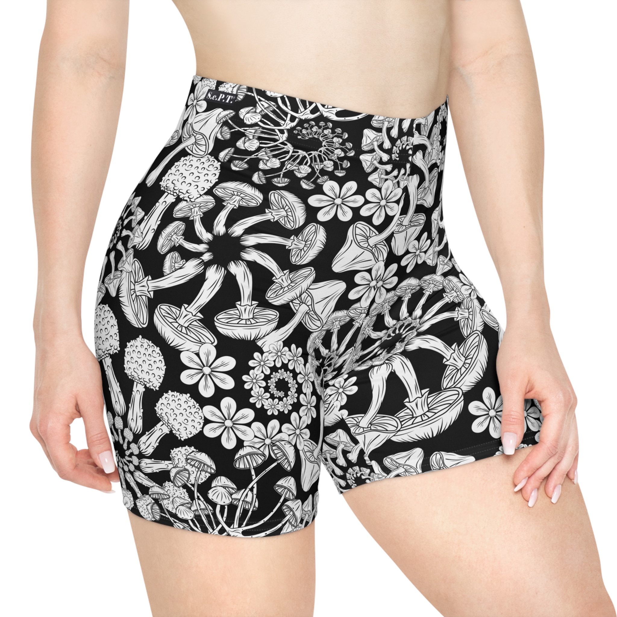 The Shroom Bloom Women's Biker Shorts (S.e.P.T.™)