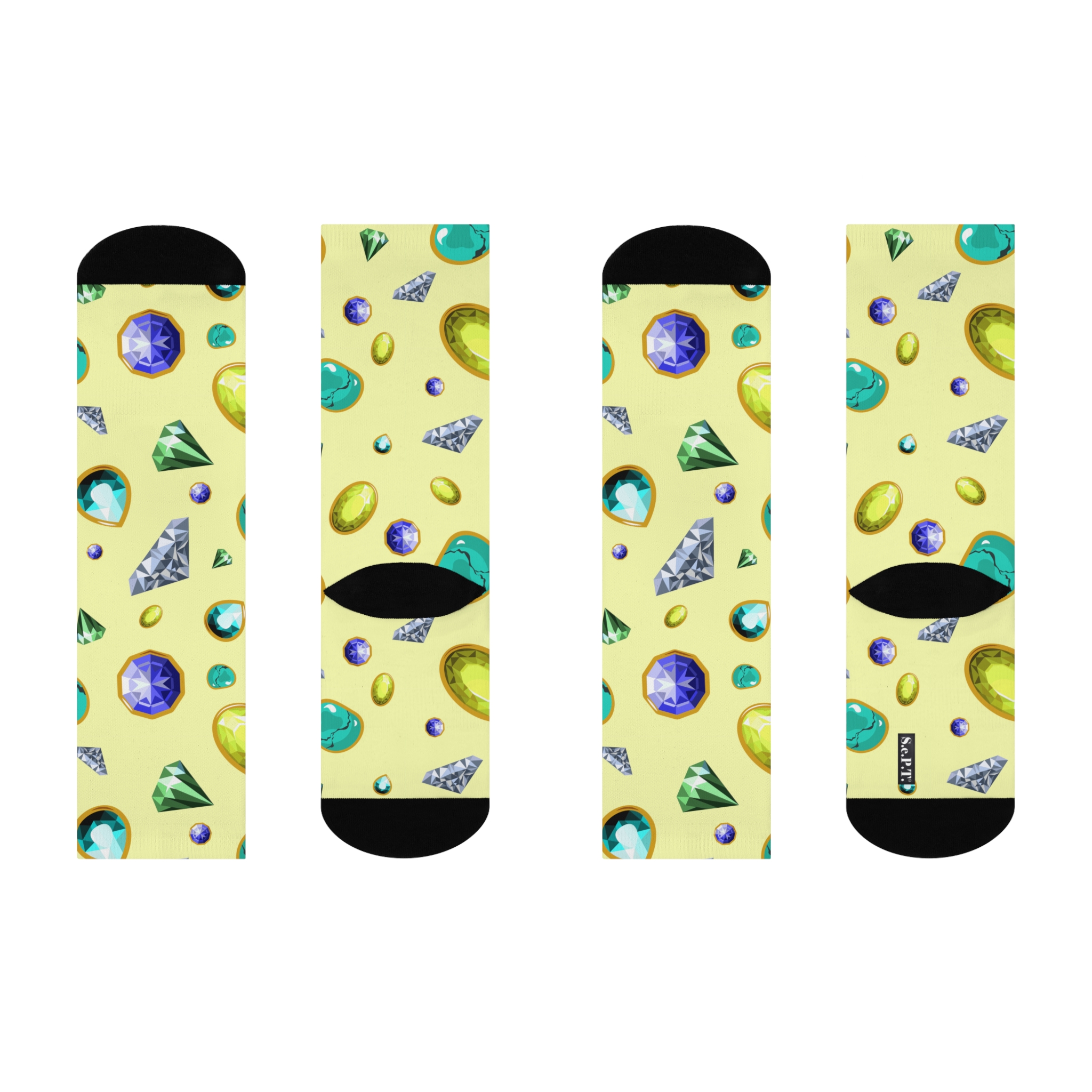 The Tutti Frutti Gem Cushioned Crew Socks (S.e.P.T.™)