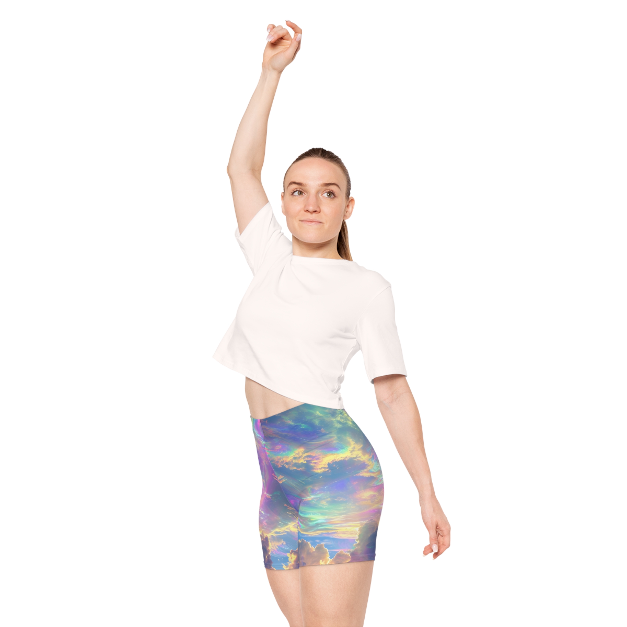 Ultimate Sky Rainbow Women's Biker Shorts (S.e.P.T.™)
