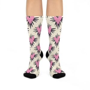 The Pop Heart Cushioned Crew Socks (S.e.P.T.™)