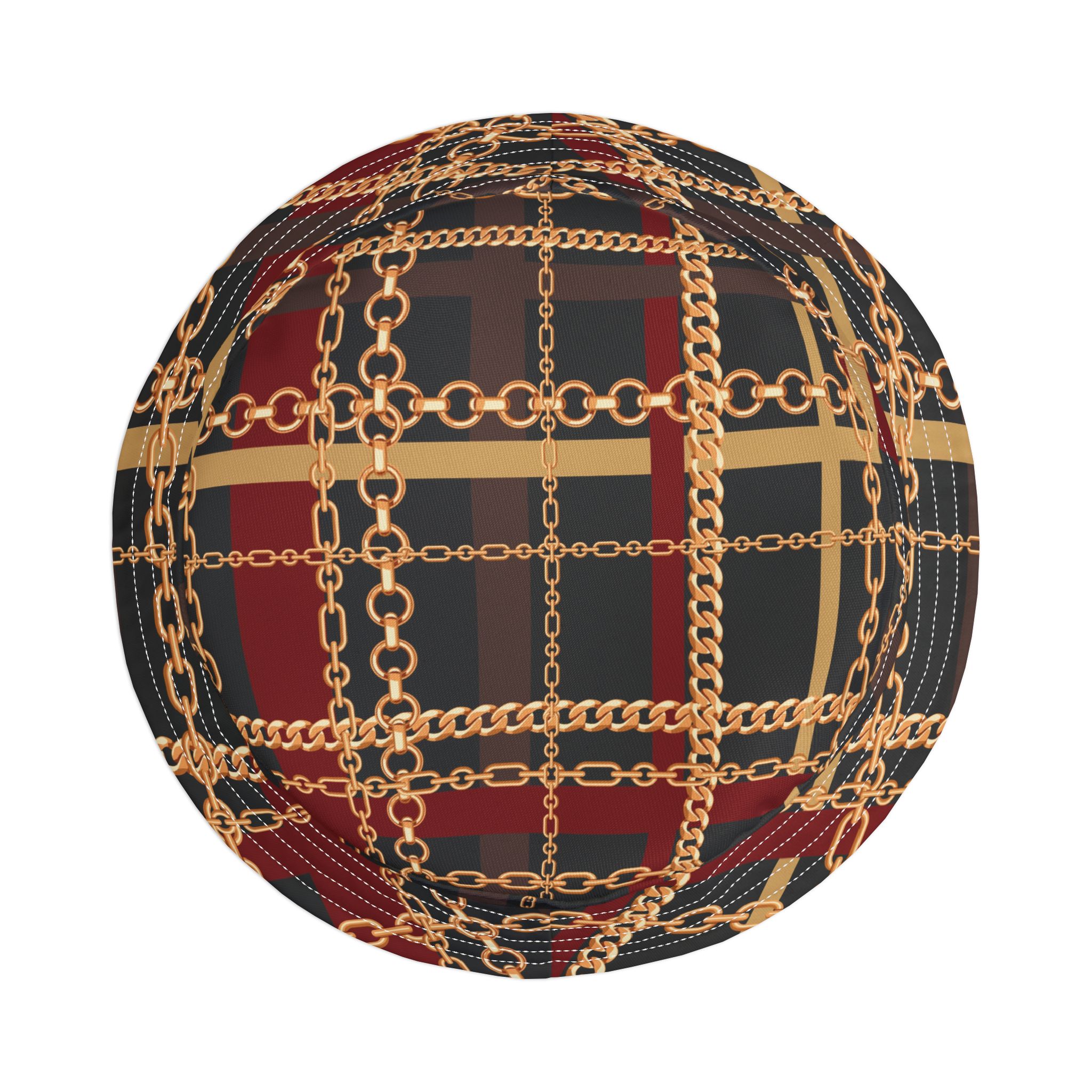 Regal Tartan Chain Plaid Print Bucket Hat (S.e.P.T.™)