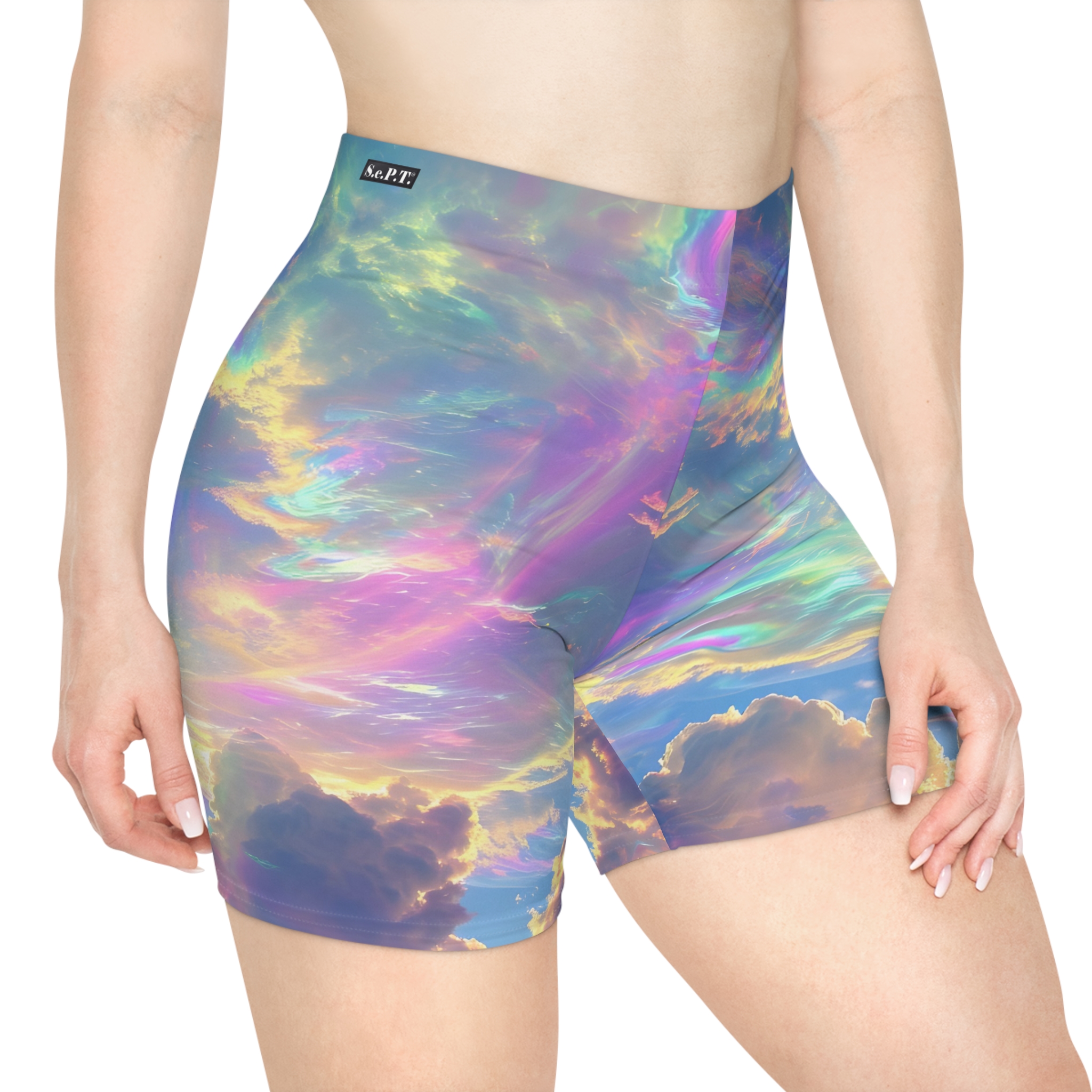 Ultimate Sky Rainbow Women's Biker Shorts (S.e.P.T.™)