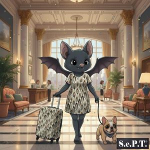 Betsy Bat™ & Frenchie at Hotel (S.e.P.T.™)