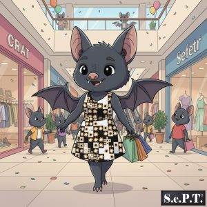 Betsy Bat™ at Mall (S.e.P.T.™)