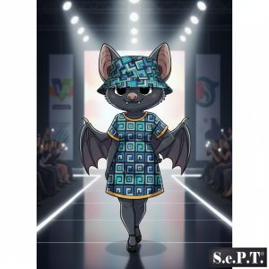 Betsy Bat™ on Runway w/ Hat (S.e.P.T.™)