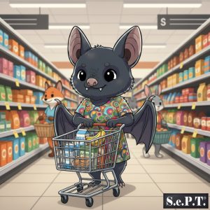 Betsy Bat™ at Supermarket (S.e.P.T.™)