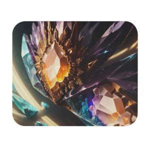 Jewelled Colorful Faceted Gemstones - Mouse Pad - For Home Office